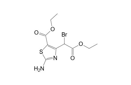 Ethyl 2-amino-4-(1-bromo-2-ethoxy-2-oxoethyl)-1,3-thiazole-5-carboxylate