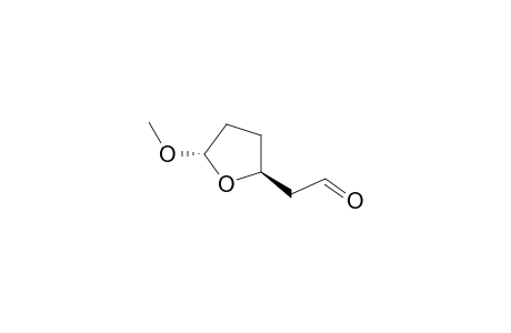 trans-2-Methoxy-5-(formylmethyl)oxolane