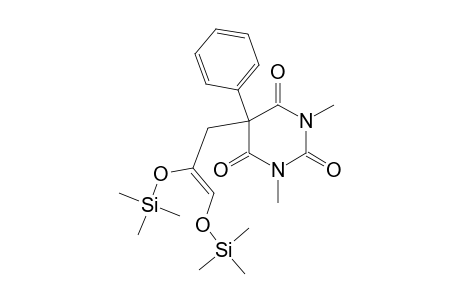 2,4,6(1H,3H,5H)-Pyrimidinetrione, 5-[2,3-bis[(trimethylsilyl)oxy]-2-propenyl]-1,3-dimethyl-5-phenyl-