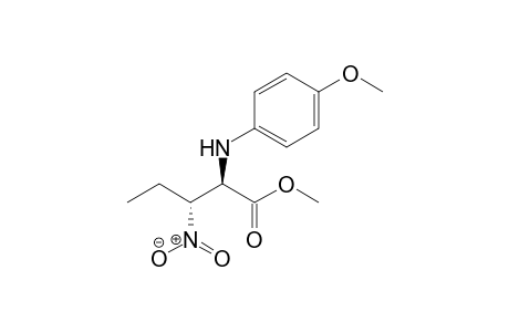 (2R,3R)-Methyl 2-(4-methoxyphenylamino)-3-nitropentanoate