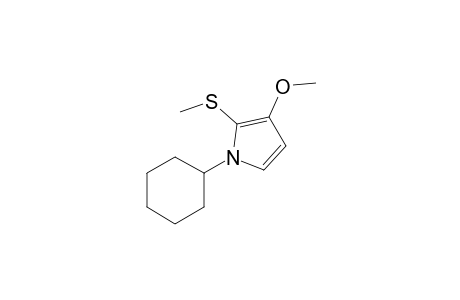 1-Cyclohexyl-3-methoxy-2-methylsulfanylpyrrole