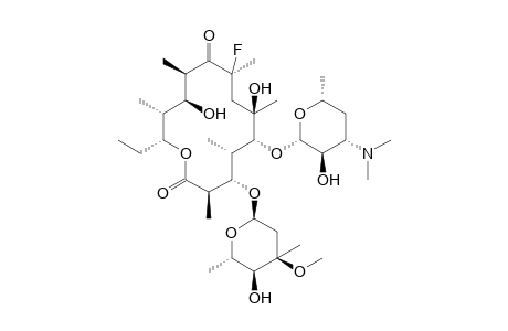 (8S)-12-deoxy-8-fluoroerythromycin A