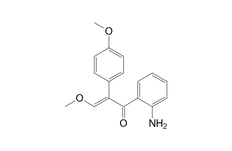 1-(2'-Aminophenyl)-3-methoxy-2-(4"-methoxyphenyl)-2-propen-1-one