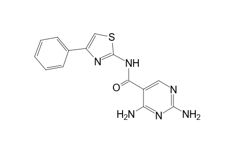 2,4-Diamino-N-(4-phenylthiazole-2-yl)pyrimidine-5-carboxamide