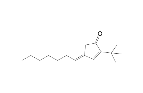 E-2-t-Butyl-4-heptylidenecyclopent-2-en-one