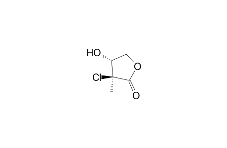 2(3H)-Furanone, 3-chlorodihydro-4-hydroxy-3-methyl-, cis-(.+-.)-