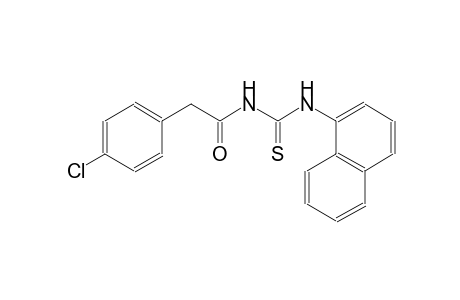 N-[(4-chlorophenyl)acetyl]-N'-(1-naphthyl)thiourea