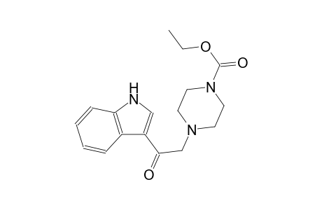 ethyl 4-[2-(1H-indol-3-yl)-2-oxoethyl]-1-piperazinecarboxylate