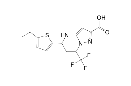 pyrazolo[1,5-a]pyrimidine-2-carboxylic acid, 5-(5-ethyl-2-thienyl)-4,5,6,7-tetrahydro-7-(trifluoromethyl)-