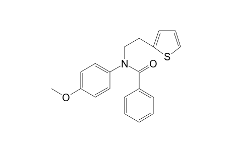 N-(4-Methoxyphenyl)-N-[2-(thiophen-2-yl)ethyl]benzamide