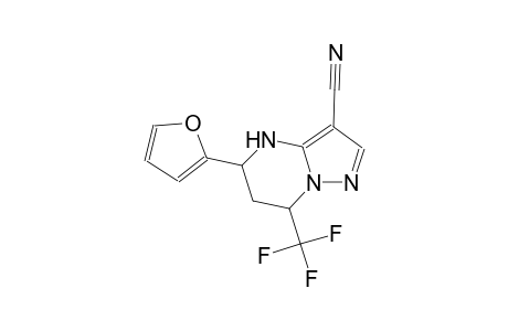 5-(2-furyl)-7-(trifluoromethyl)-4,5,6,7-tetrahydropyrazolo[1,5-a]pyrimidine-3-carbonitrile