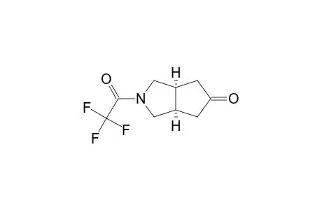 (3aR,6aS)-2-(2,2,2-trifluoroacetyl)-1,3,3a,4,6,6a-hexahydrocyclopenta[c]pyrrol-5-one