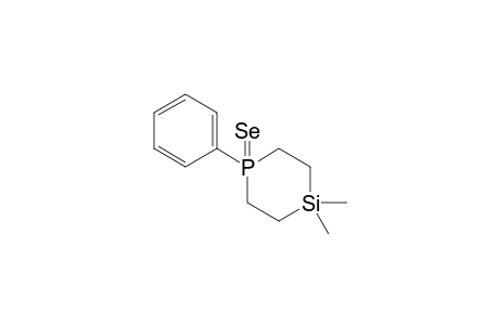1-Phenyl-4,4-dimethyl-1-seleno-1,4-phosphasilacyclohexane