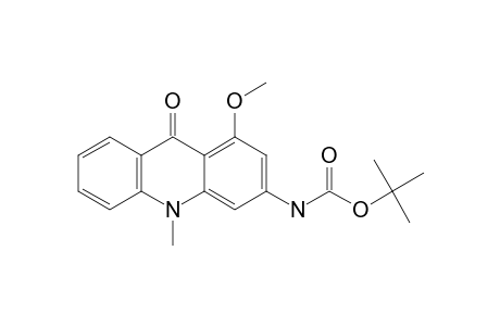 3-TERT.-BUTOXYCARBONYLAMINO-1-METHOXY-10-METHYL-9-(10H)-ACRIDINONE