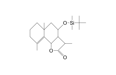 8a-tert-Butyldimethylsilyloxy-6,11b,7aH-eudesm-4-en-6,12-olide