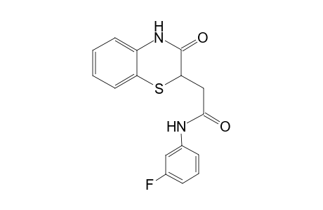 Acetamide, N-(3-fluorophenyl)-2-(3-oxo-3,4-dihydro-2H-benzo[1,4]thiazin-2-yl)-