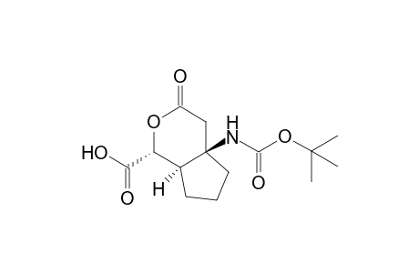 (+)-(1R,4aR,7aR)-4a-(tert-Butoxycarbonylamino)-3-oxooctahydrocyclopenta[c]pyran-1-carboxylic acid