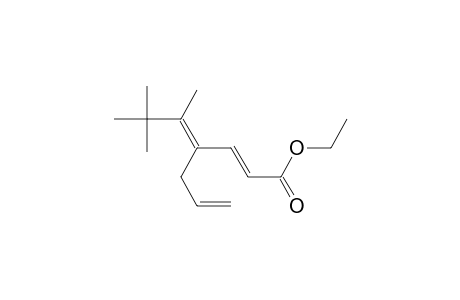 Ethyl (2E,4E)-5,6,6-trimethyl-4-(2'-propenyl)-2,4-heptadienoate