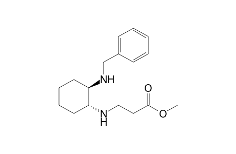 3-[[(1R,2R)-2-(benzylamino)cyclohexyl]amino]propionic acid methyl ester