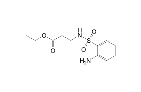 .beta.-alanine, N-[(2-aminophenyl)sulfonyl]-, ethyl ester