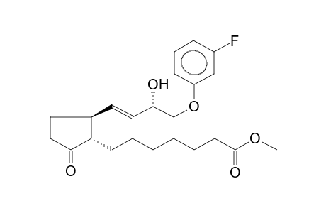 11-DEOXY-16-(META-FLUOROPHENYLOXY)-15ALPHA-PROSTAGLANDIN-E1, METHYLESTER