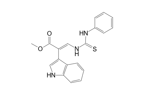 (E)-Methyl 2-(1H-indol-3-yl)-3-(3-phenylthioureido)propenoate