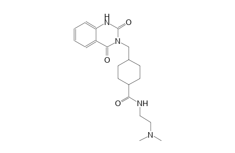 cyclohexanecarboxamide, 4-[(1,4-dihydro-2,4-dioxo-3(2H)-quinazolinyl)methyl]-N-[2-(dimethylamino)ethyl]-