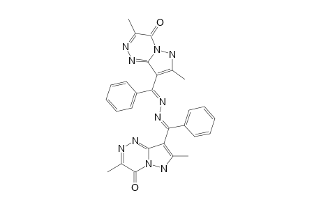 N,N'-BIS-(3,7-DIMETHYL-4-OXO-4,6-DIHYDROPYRAZOLO-[5,1-C]-[1,2,4]-TRIAZIN-8-YL)-BENZYLIDENE]-HYDRAZINE