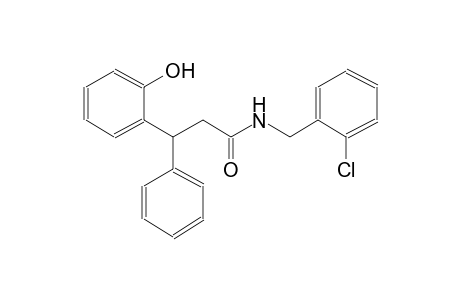 N-(2-chlorobenzyl)-3-(2-hydroxyphenyl)-3-phenylpropanamide