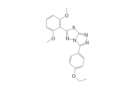 6-(2,6-dimethoxyphenyl)-3-(4-ethoxyphenyl)[1,2,4]triazolo[3,4-b][1,3,4]thiadiazole
