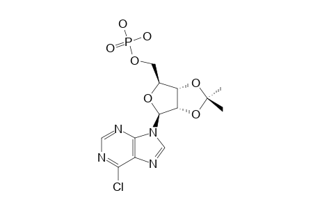 2',3'-ISOPROPYLIDENE-N6-CHLORO-PURINE-RIBOPYRANOSIDE-5'-MONOPHOSPHATE;CI-AMP-AC