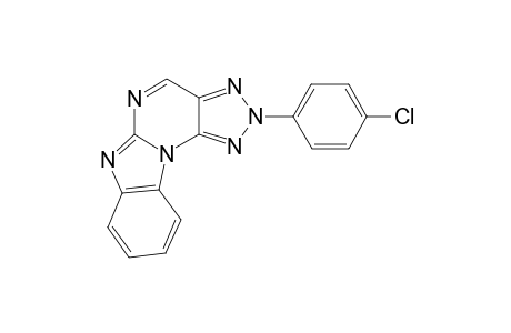 2-(4-Chlorophenyl)-2H-benzo[4,5]imidazo[1,2-a][1,2,3]triazolo-[4,5-e]pyrimidine