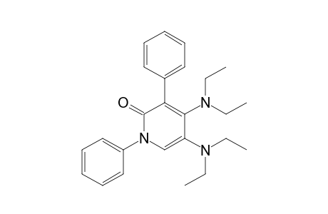 2(1H)-Pyridinone, 4,5-bis(diethylamino)-1,3-diphenyl-