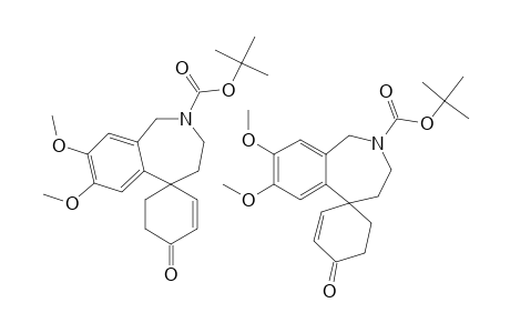 TERT.-BUTYL-7,8-DIMETHOXY-4'-OXO-2,3,4,5-TETRAHYDRO-1H-[2]-BENZAZEPINE-5-SPIRO-1'-CYCLOHEXA-2'-ENE-2-CARBOXYLATE