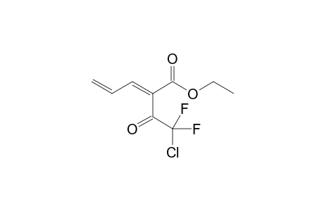 Ethyl 2-chlorodifluoroacetyl-2,4-pentadienoate