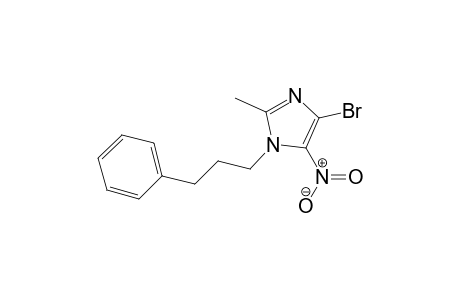 4-Bromo-2-methyl-5-nitro-1-(3-phenylpropyl)-1H-imidazole