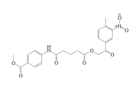 benzoic acid, 4-[[5-[2-(4-methyl-3-nitrophenyl)-2-oxoethoxy]-1,5-dioxopentyl]amino]-, methyl ester