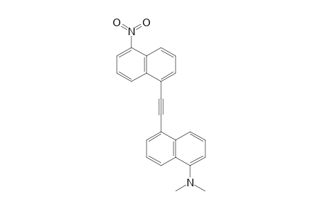 N,N-DIMETHYL-5-[(5-NITRO-1-NAPHTHYL)-ETHYNYL]-NAPHTHALEN-1-AMINE