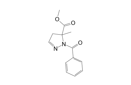 2-Benzoyl-3-methyl-3,4-dihydro-2H-pyrazole-3-carboxylic acid methyl ester