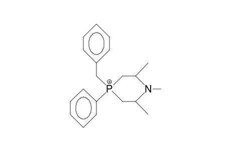 4-Benzyl-1,2,6-trimethyl-4-phenyl-1-azaphosphorinanium cation (ph ax)