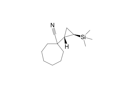 1-[(1S,2R)-2-trimethylsilylcyclopropyl]cycloheptanecarbonitrile