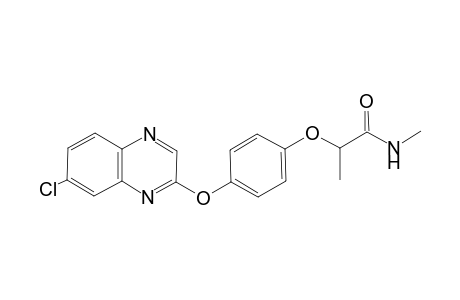 2-[4-(7-chloranylquinoxalin-2-yl)oxyphenoxy]-N-methyl-propanamide
