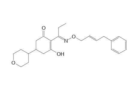 2-Cyclohexen-1-one, 3-hydroxy-2-[1-[[(4-phenyl-2-butenyl)oxy]imino]propyl]-5-(tetrahydro-2H-pyran-4-yl)-, (?,E)-