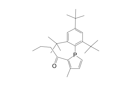 1-(2,4,6-Tri-tert-butyl)phenyl-3-methyl-2-(1-oxobutyl)phosphole