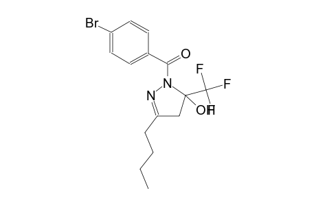 1-(4-bromobenzoyl)-3-butyl-5-(trifluoromethyl)-4,5-dihydro-1H-pyrazol-5-ol