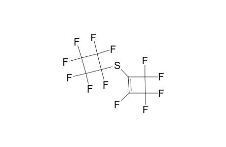 1,3,3,4,4-Pentafluoro-2-[(heptafluorocyclobutyl)sulfanyl]cyclobutene