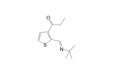 1-[2-[[(1,1-Dimethylethyl)imino]methyl]-3-thienyl-1-propanone