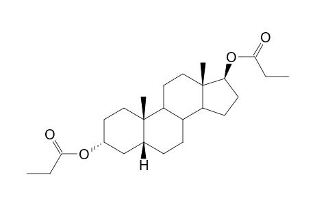 5.beta.-Androstane-3.alpha.,17.beta.-diol, O,O'-di-propionyl