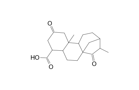 19-Norkauran-18-oic acid, 2,15-dioxo-, (4.alpha.)-