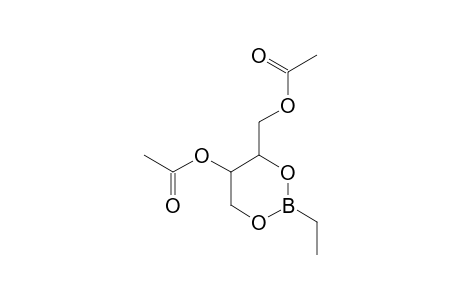 (5-acetoxy-2-ethyl-1,3,2-dioxaborinan-4-yl)methyl acetate